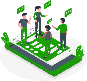 Kuvituskuva monikielisyyteen liittyen