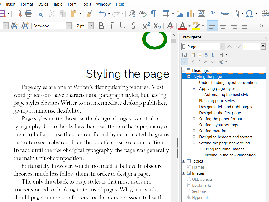 Kuvakaappaus Writerista