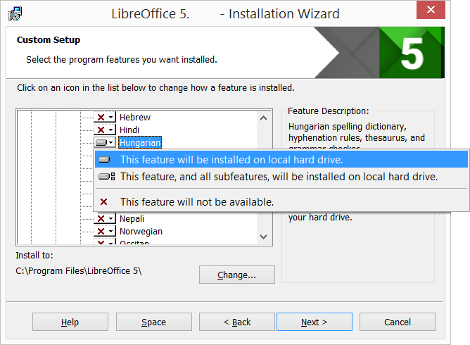 Unkarilainen sanakirja, tavutussäännöt, synonyymisanasto ja kieliopin tarkistus | Asennusvelho